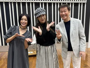 左から酒井法子さん、井上昌己さん、森田健作さん