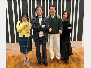 （左から）風谷南友、林哲司、森田健作、酒井法子の画像