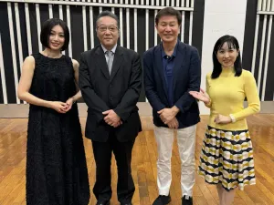 左から酒井法子さん、加藤和也さん、森田健作さん、西村知美さん