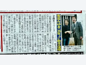 東京中日スポーツに掲載されました（ゲスト：香坂みゆき）