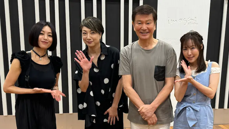 左から酒井法子さん、えまおゆうさん、森田健作さん、風谷南友さん