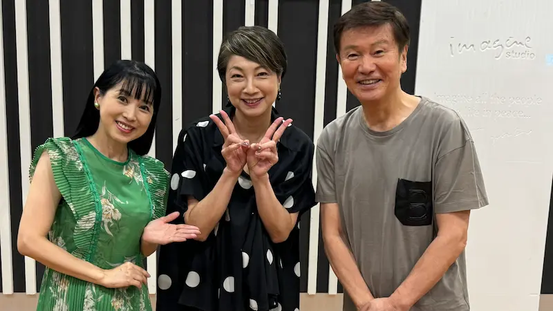 左から西村知美さん、えまおゆうさん、森田健作さん